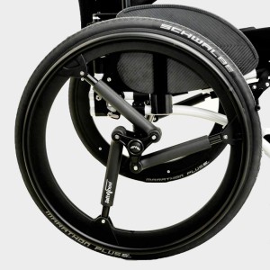 Shock absorbing rear wheels
