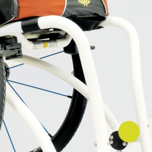 White Powder coated frame