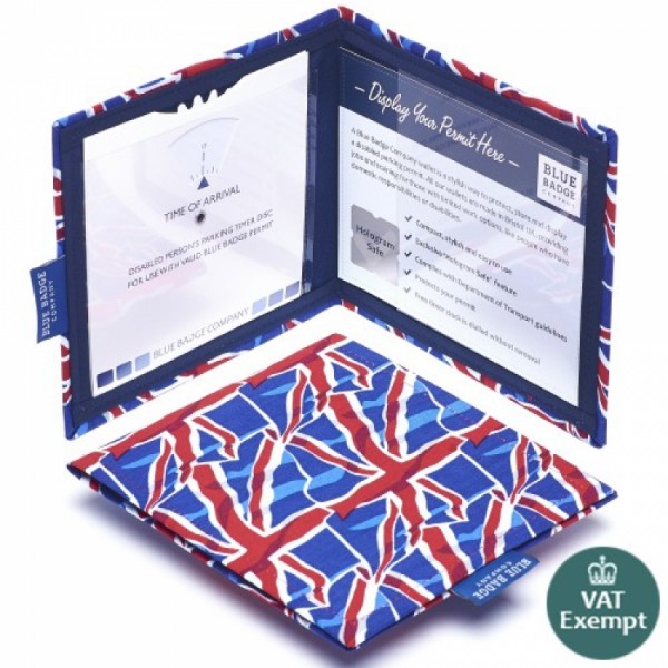 Union Jack Blue Badge Wallet