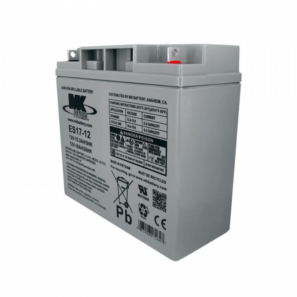 MK Batteries Sealed Lead Acid Batteries (Pair) (17/18 Ah)