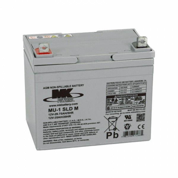 MK Batteries Sealed Lead Acid Batteries (Pair) (30/31/33/35 Ah)