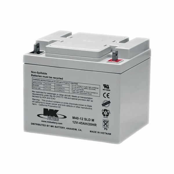 MK Batteries Sealed Lead Acid Batteries (Pair) (38/40/45 Ah)
