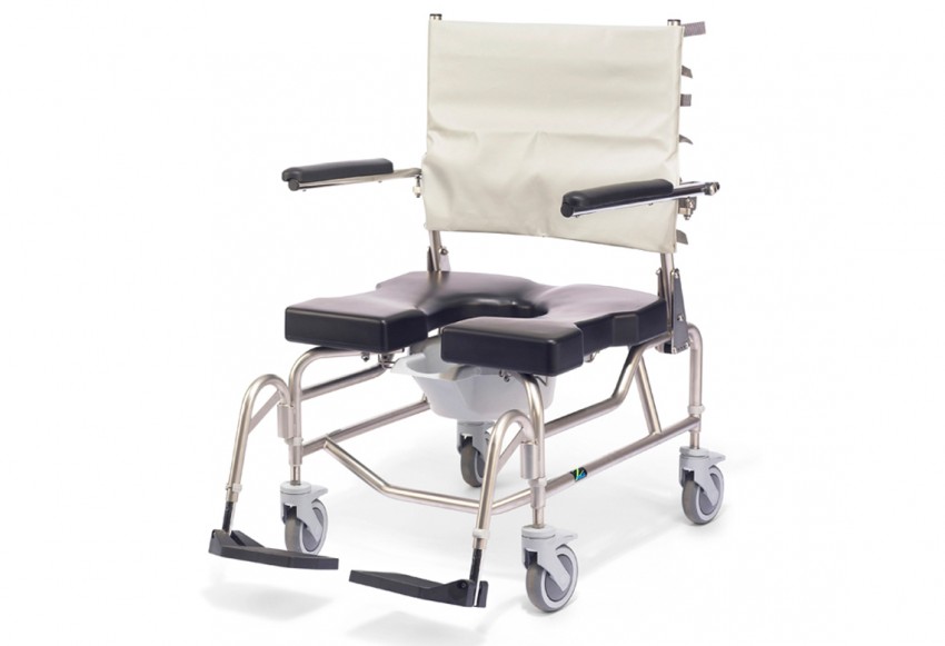 Raz AP600 Heavy Duty Rehab Shower Commode Chair Better Mobility